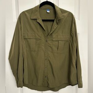 Old Navy Olive Green Button Down